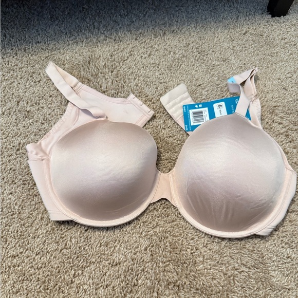 NWT Vanity Fair | Beauty Back Extended Side Back Smoother Quartz Pink Bra | 42C - Picture 2 of 9